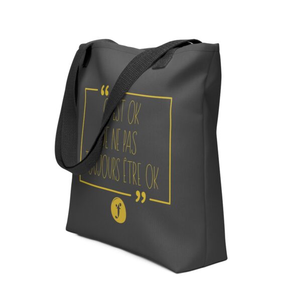 Tote bag "C'est OK" — Noir