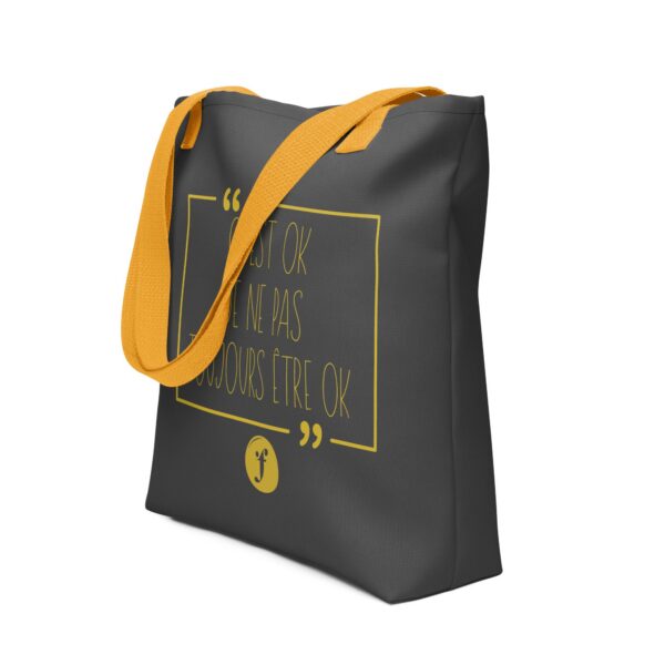 Tote bag "C'est OK" — Jaune