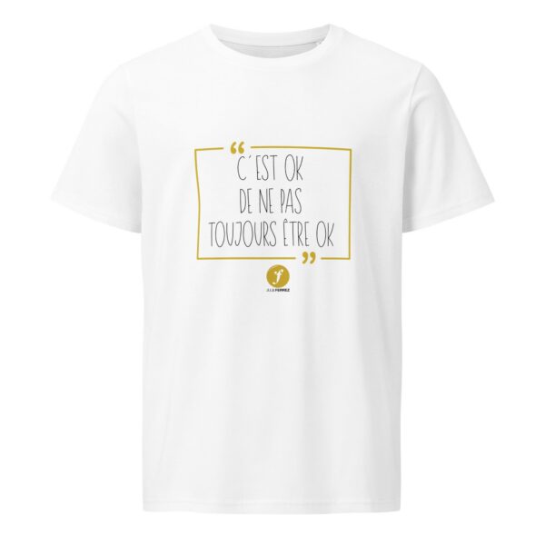 T-shirt écologique unisexe "C'est OK" — Blanc