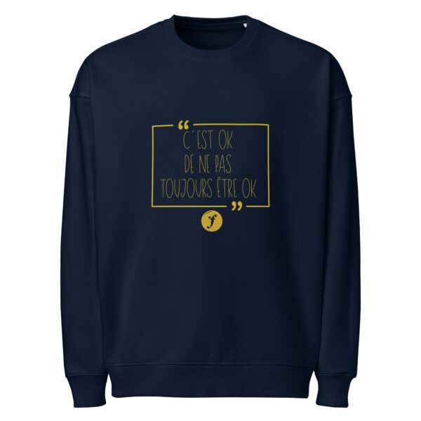 Sweat oversize écologique unisexe — French Navy
