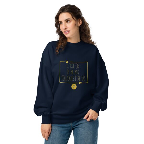 Sweat oversize écologique unisexe