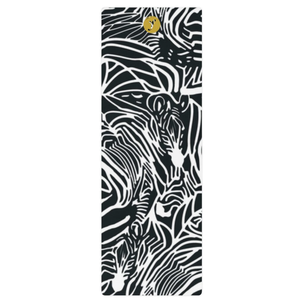 Tapis de yoga Zèbre